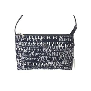 Burberry over Hobo bag One Shoulder black all white